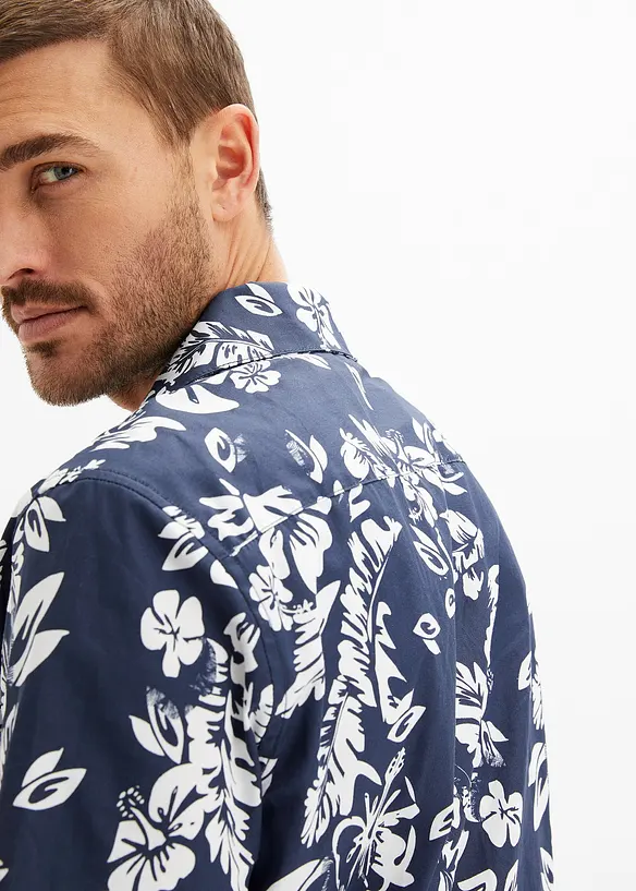 Chemise manches courtes hawaïenne 100% coton, bonprix