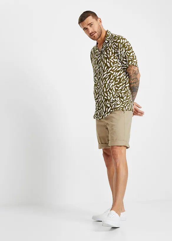 Bermuda chino 100% coton, Regular, bonprix