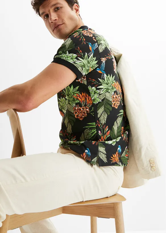 Polo en maille piquée, 100% coton, bonprix