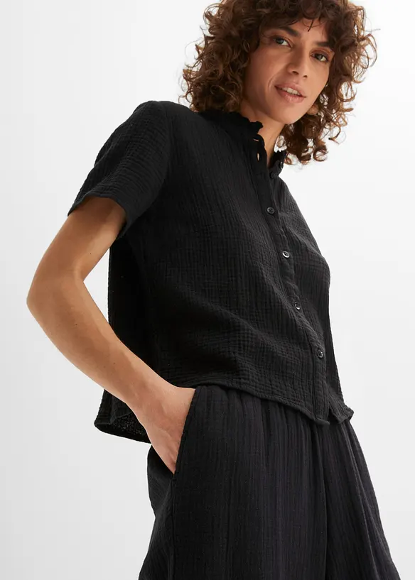 Jupe-culotte en gaze de coton, bonprix