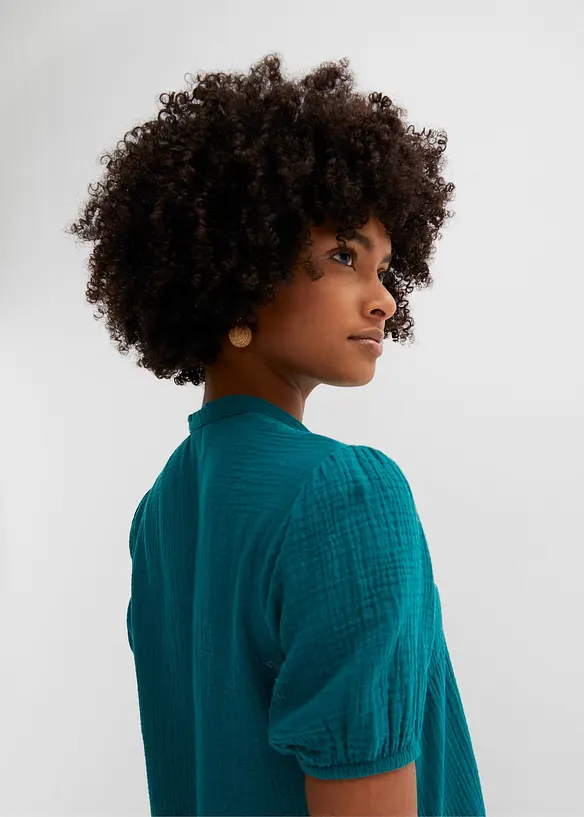 Robe courte en gaze de coton, bonprix