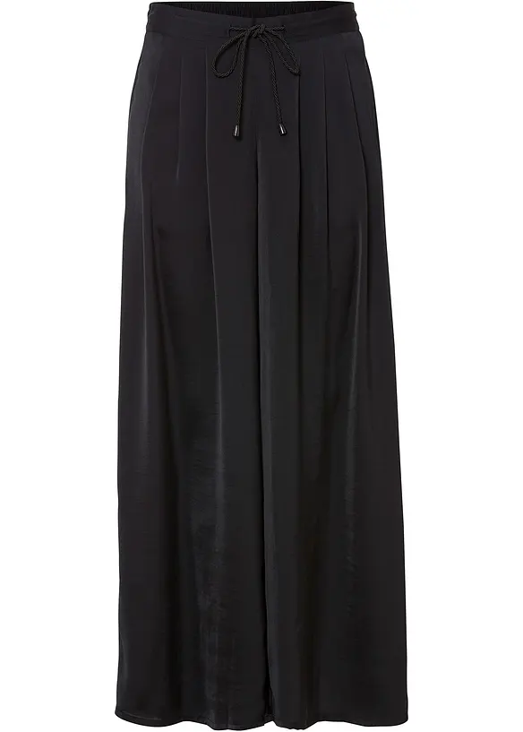 Pantalon ample en satin fluide, bonprix