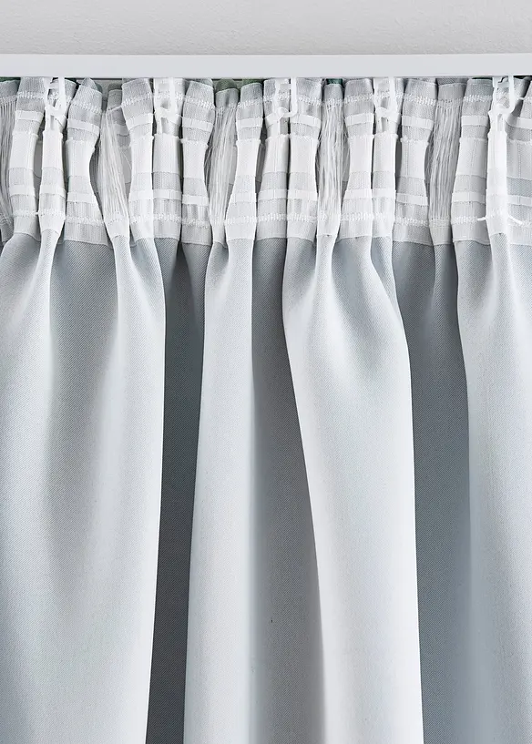 Rideau occultant à imprimé floral brillant (1 pce), bonprix