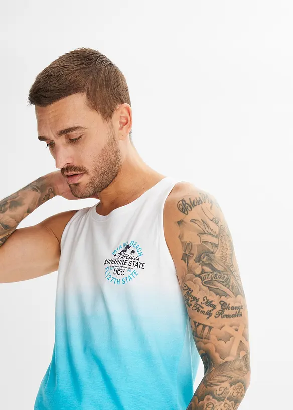 Lot de 2 débardeurs 100% coton, bonprix