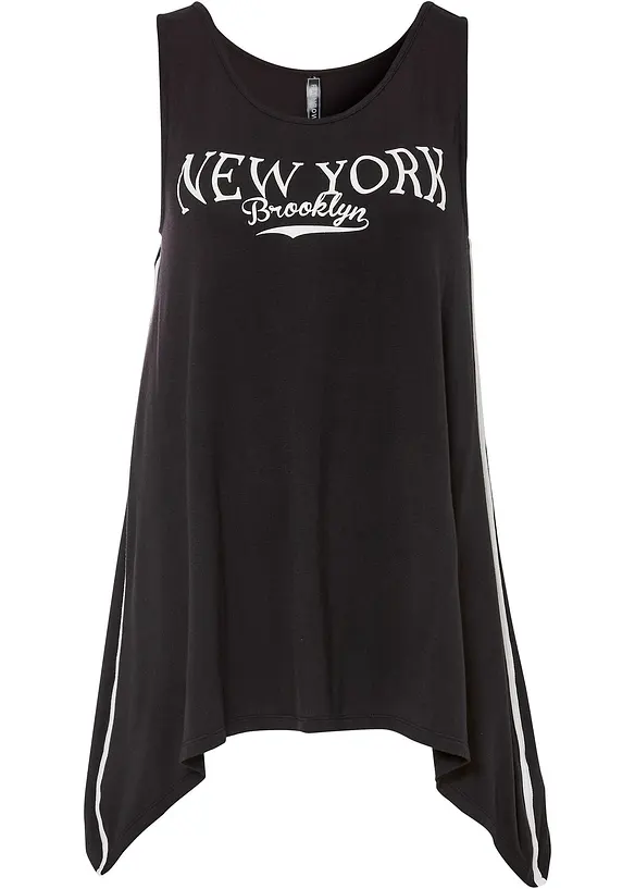 Débardeur long en viscose douce, bonprix