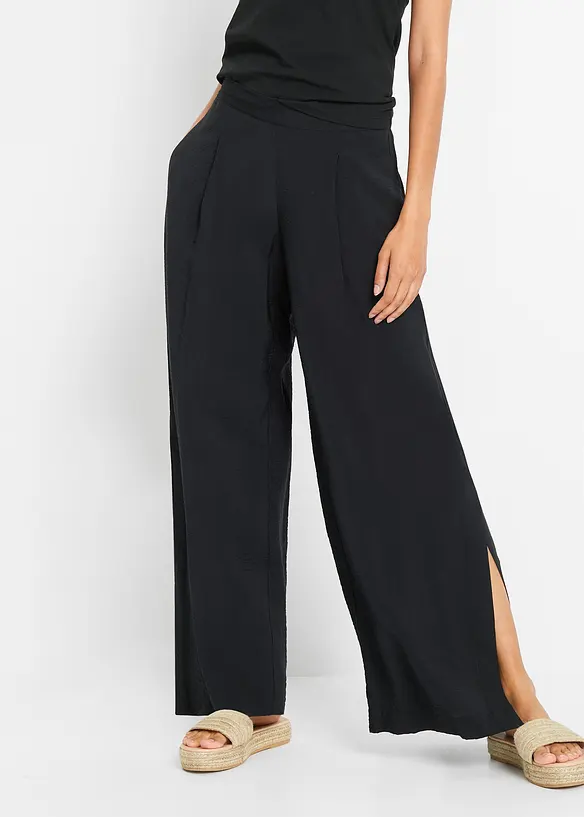 Pantalon &agrave; jambes larges, bonprix