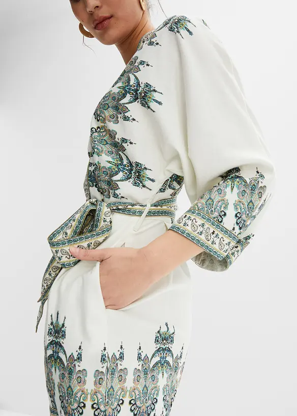 Combi short avec lin, bonprix