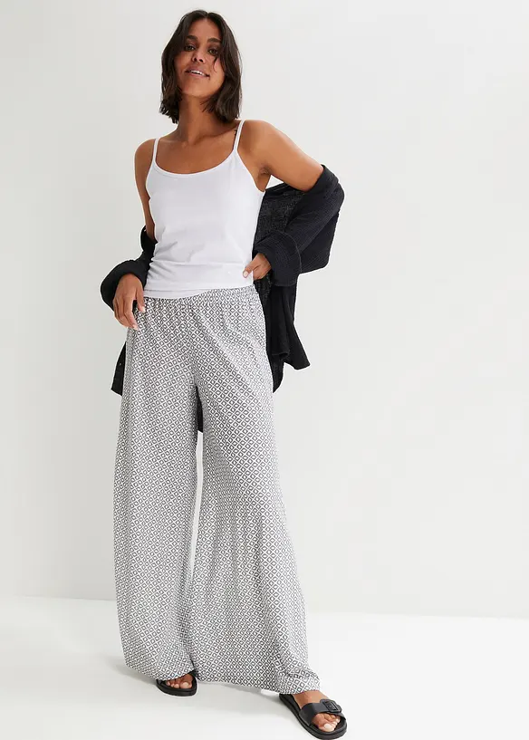 Lot de 2 tops à fines bretelles 100% coton, bonprix