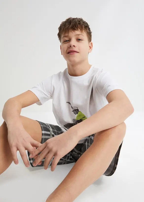 T-shirt et bermuda 100% coton (ens. 2 pces), bonprix