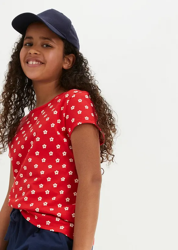 Lot de 2 T-shirts 100% coton, bonprix