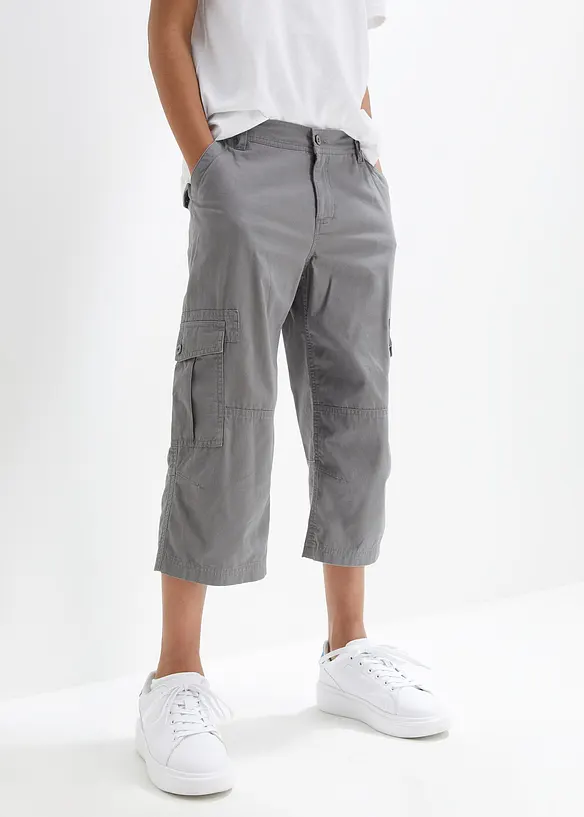Pantalon 3/4 gar&ccedil;on 100% coton, loose, bonprix