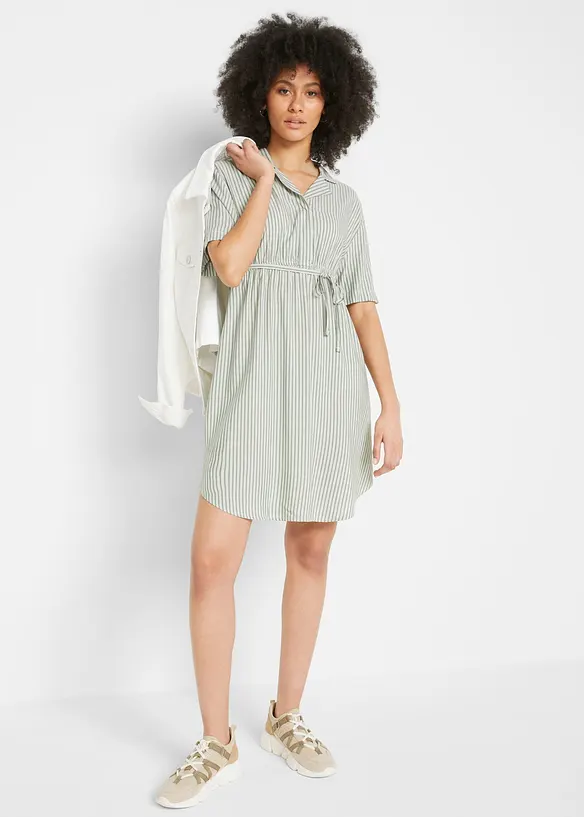Robe-chemise de grossesse et d’allaitement en viscose fluide, bonprix