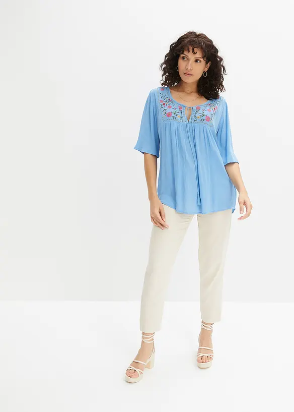 Tunique en viscose froissée, bonprix