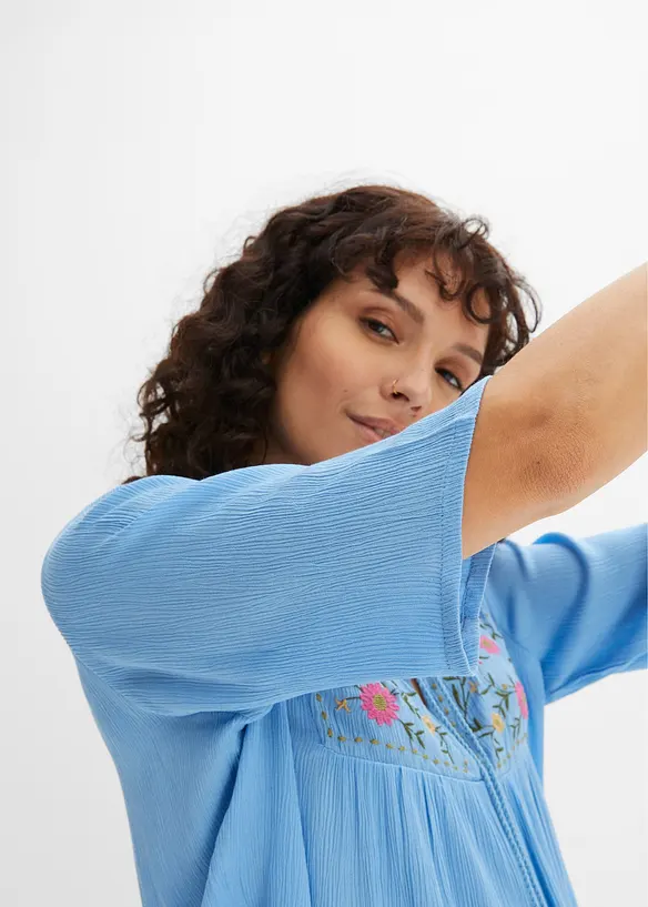 Tunique en viscose froissée, bonprix