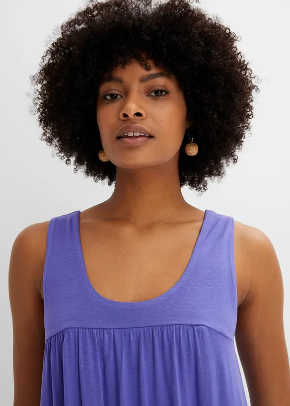 Robe courte en jersey avec poches, bonprix