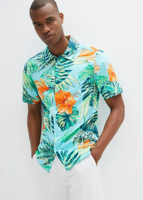 Chemise manches courtes 100% coton, bonprix