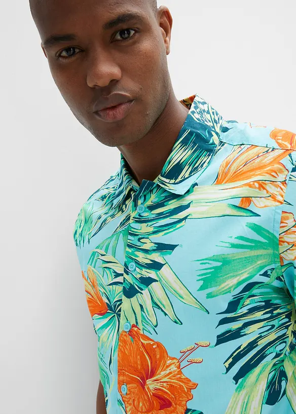 Chemise manches courtes 100% coton, bonprix