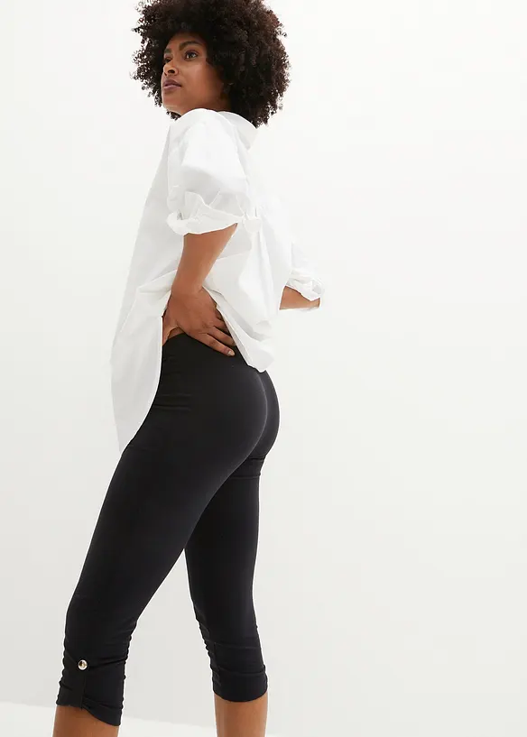 Legging 3/4 en coton, bonprix