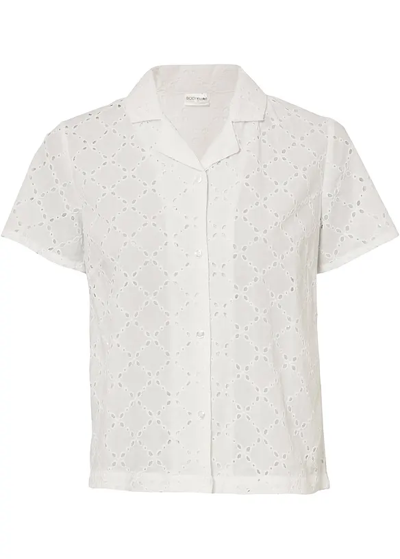 Chemisier tendance en broderie anglaise, bonprix