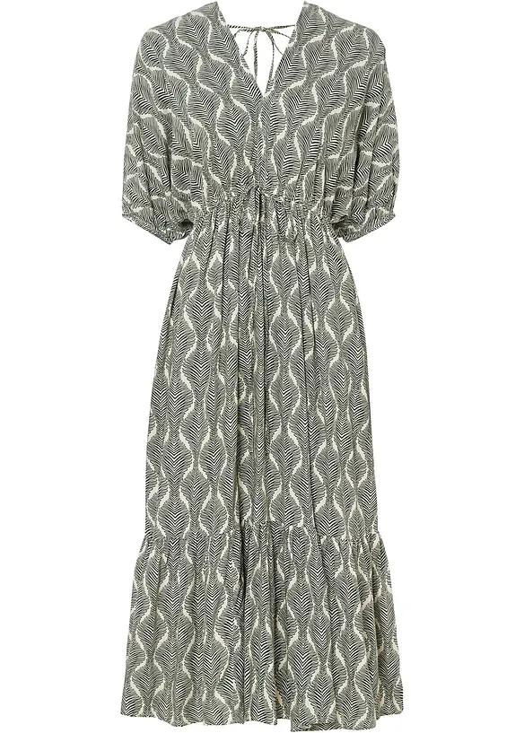 Robe midi en viscose fluide, bonprix