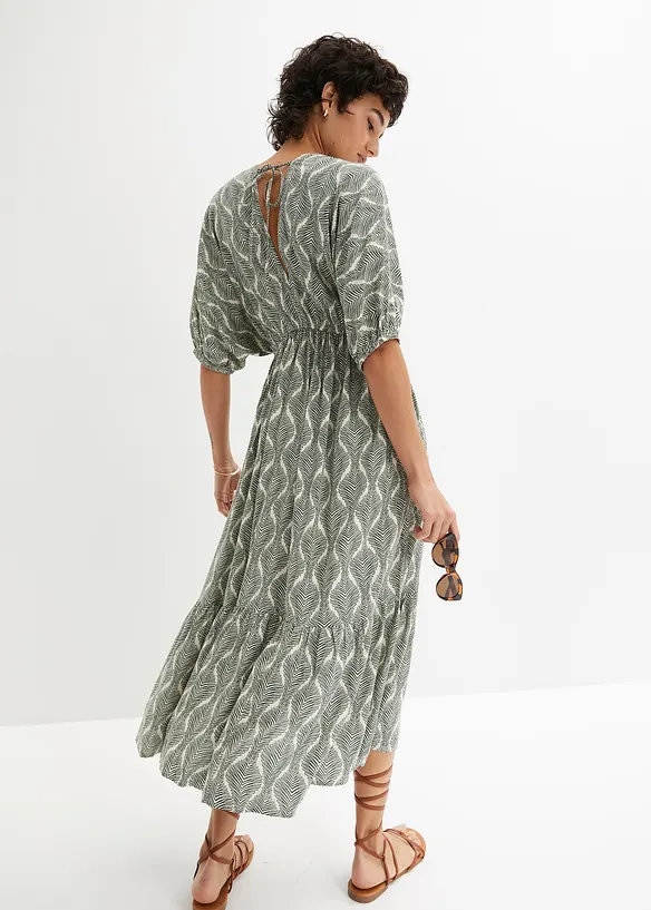 Robe midi en viscose fluide, bonprix