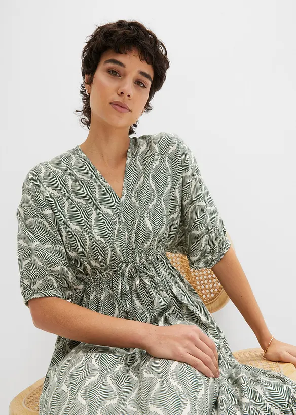 Robe midi en viscose fluide, bonprix