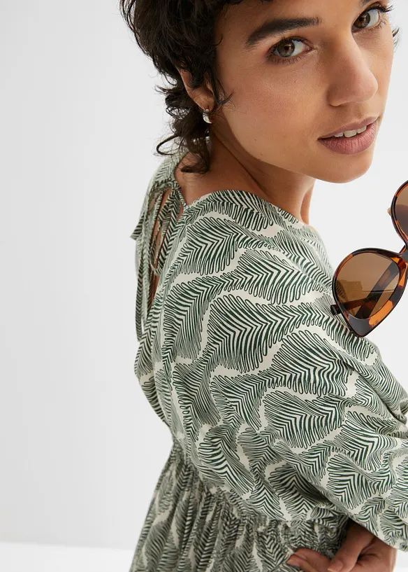 Robe midi en viscose fluide, bonprix