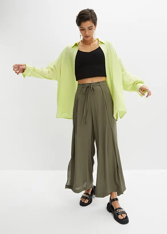 Pantalon fluide en viscose, bonprix