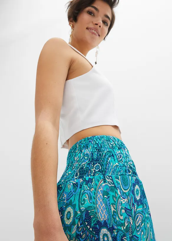 Pantalon palazzo en viscose fluide, bonprix