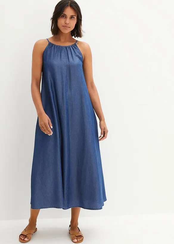 Robe en jean Lyocell fluide, bonprix