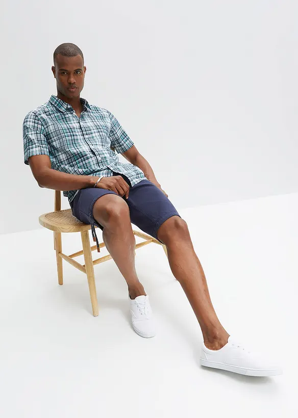 Chemise manches courtes en seersucker 100% coton, bonprix