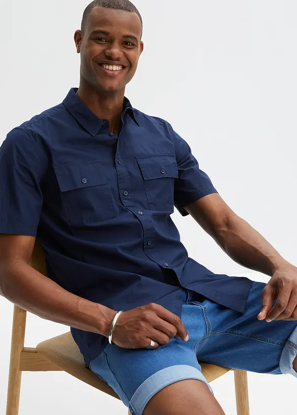 Chemise manches courtes 100&nbsp;% coton, bonprix