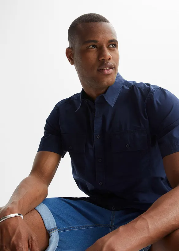 Chemise manches courtes 100&nbsp;% coton, bonprix