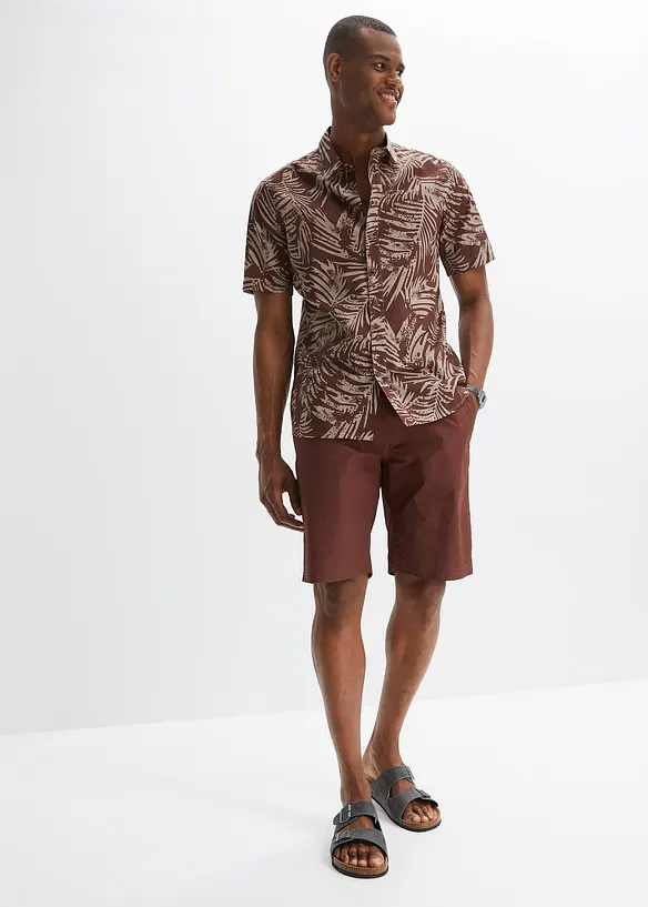 Chemise manches courtes légère, bonprix