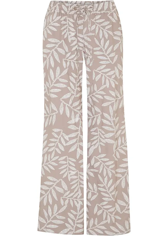 Pantalon palazzo imprimé, bonprix