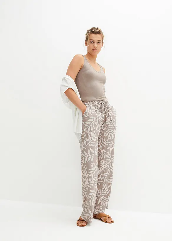 Pantalon palazzo imprimé, bonprix