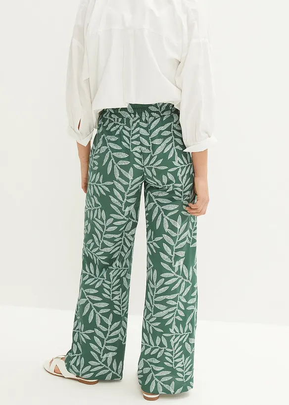 Pantalon palazzo imprimé, bonprix