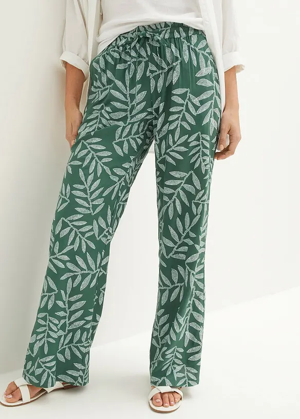Pantalon palazzo imprimé, bonprix