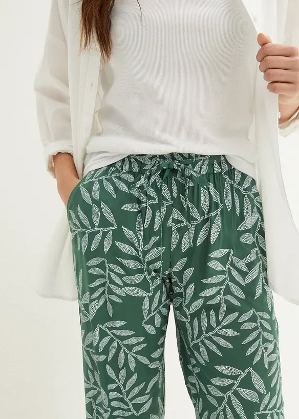 Pantalon palazzo imprimé, bonprix