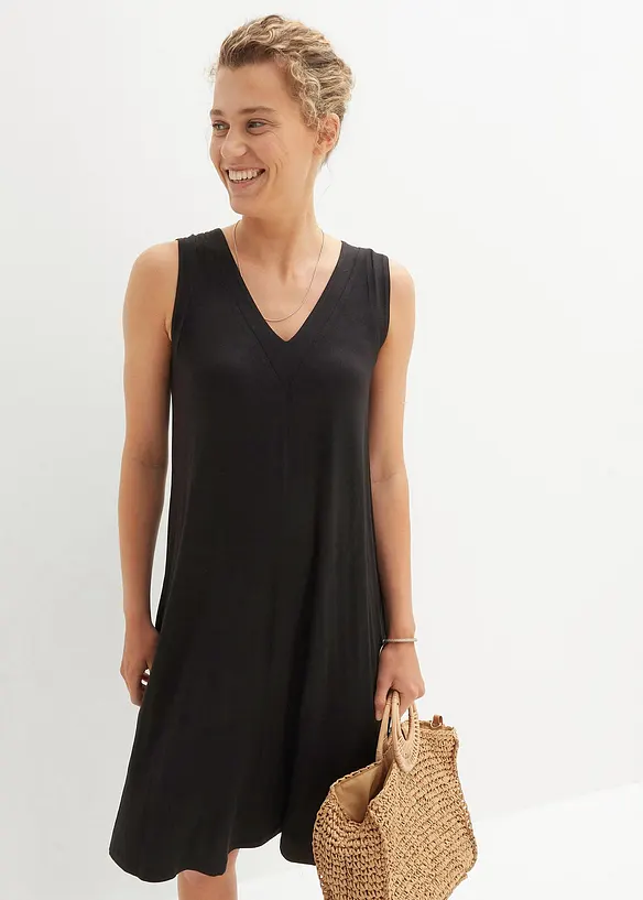 Robe fluide en jersey viscose, bonprix