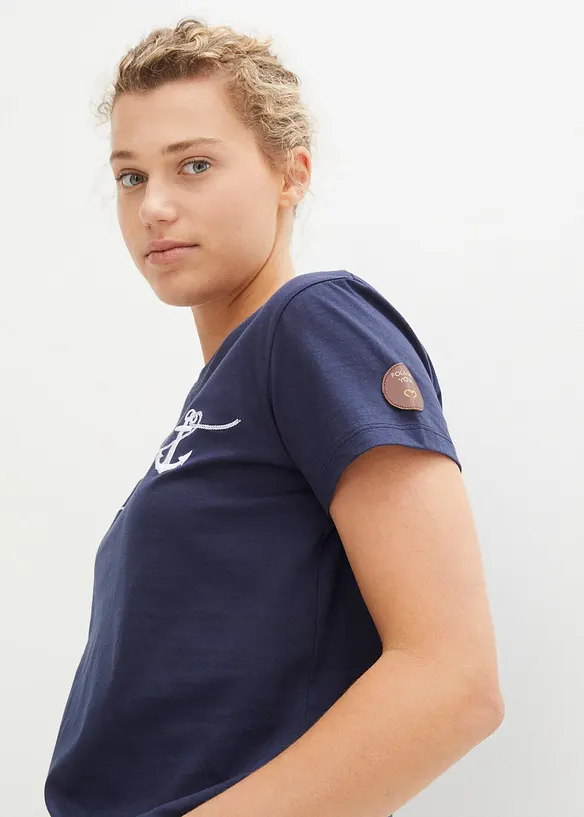 T-shirt brodé, bonprix