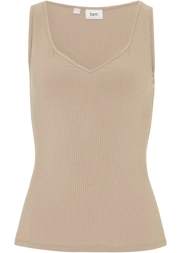 Top à encolure cœur, bonprix
