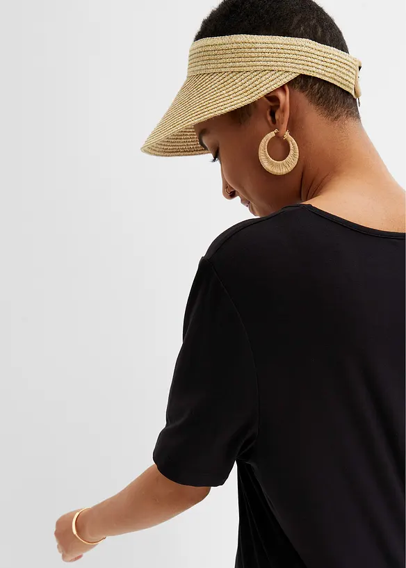 Robe fluide en jersey viscose extensible, bonprix