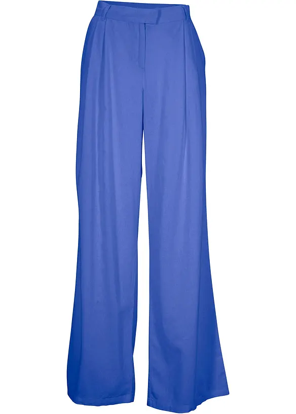 Pantalon palazzo en lin m&eacute;lang&eacute;, coupe tr&egrave;s large, bonprix