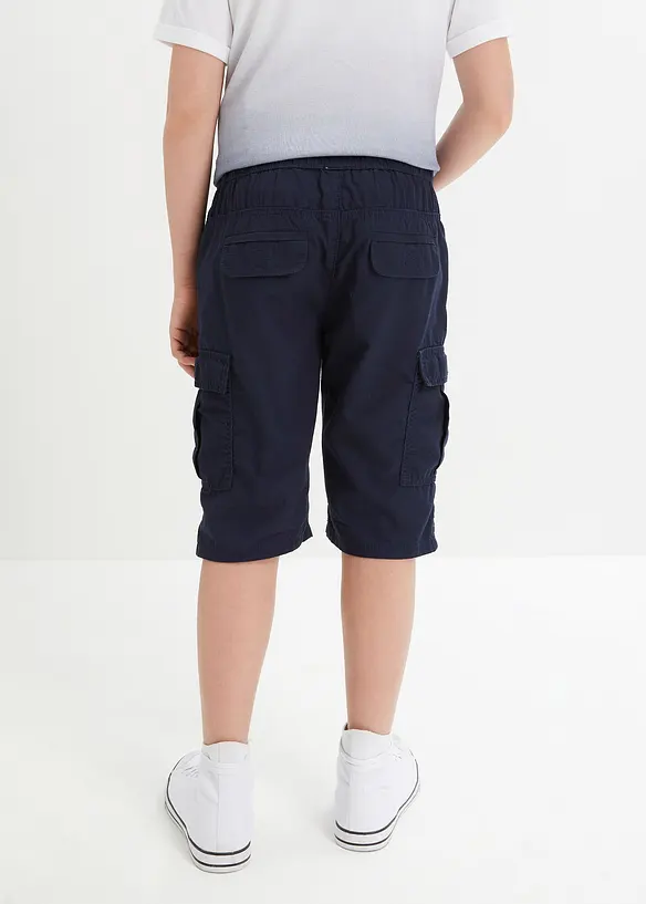 Bermuda cargo jogger 100% coton, Regular, bonprix