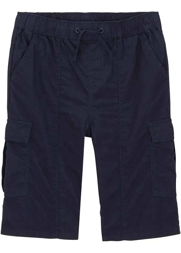 Bermuda cargo jogger 100% coton, Regular, bonprix