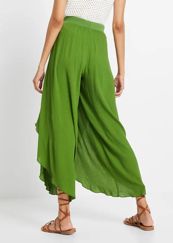 Pantalon effet froissé, bonprix