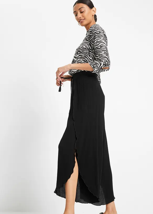 Pantalon effet froissé, bonprix