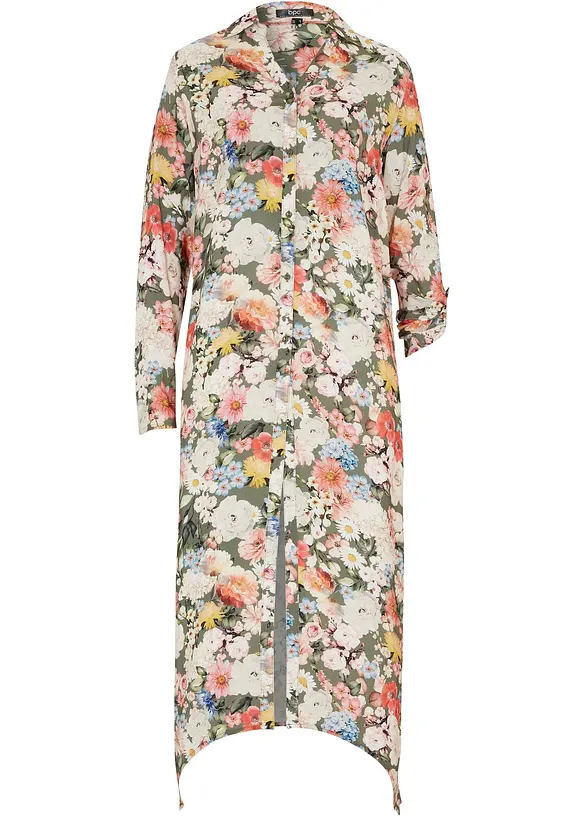 Blouse longue en viscose fluide, bonprix