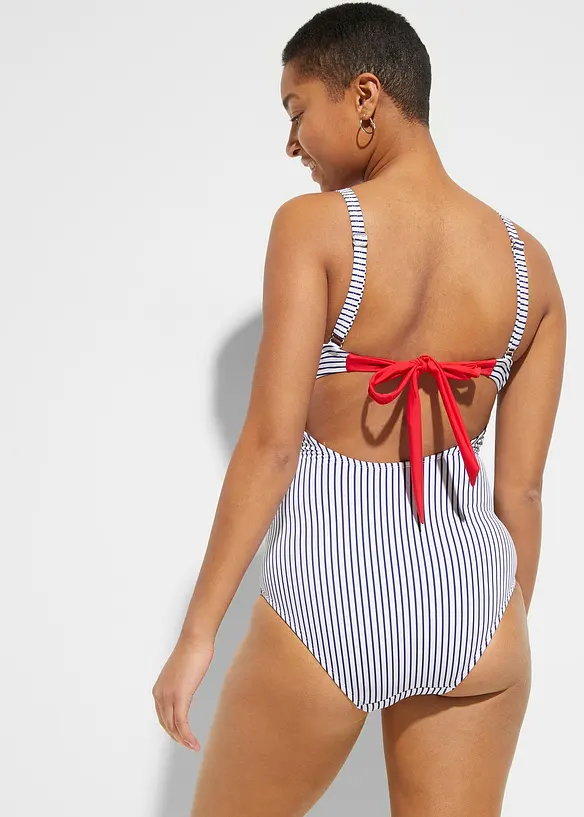 Maillot 1 pièce de grossesse en polyamide recyclé, bonprix